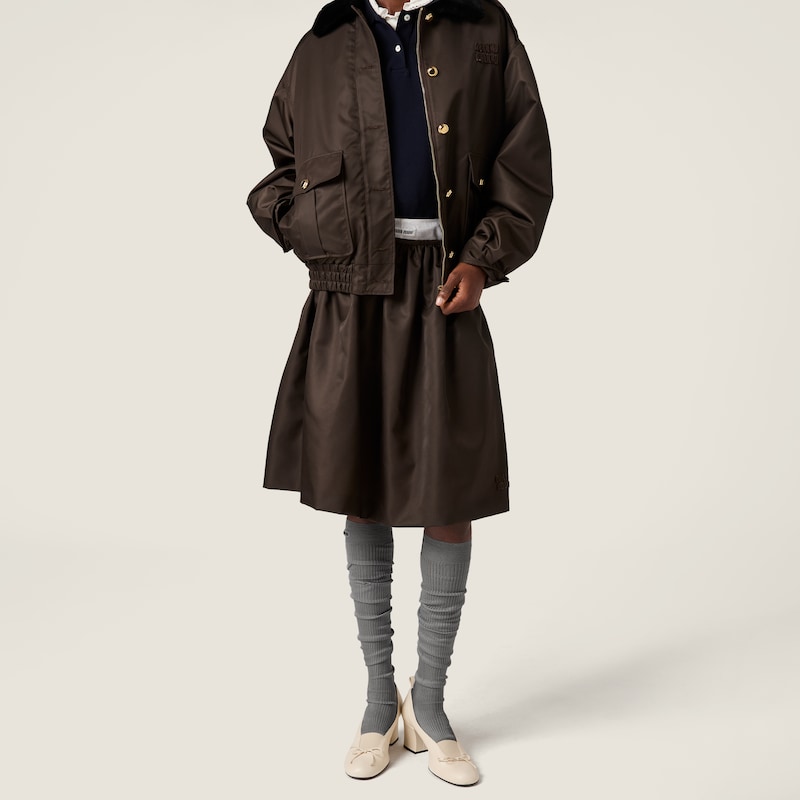 Technical gazar skirt