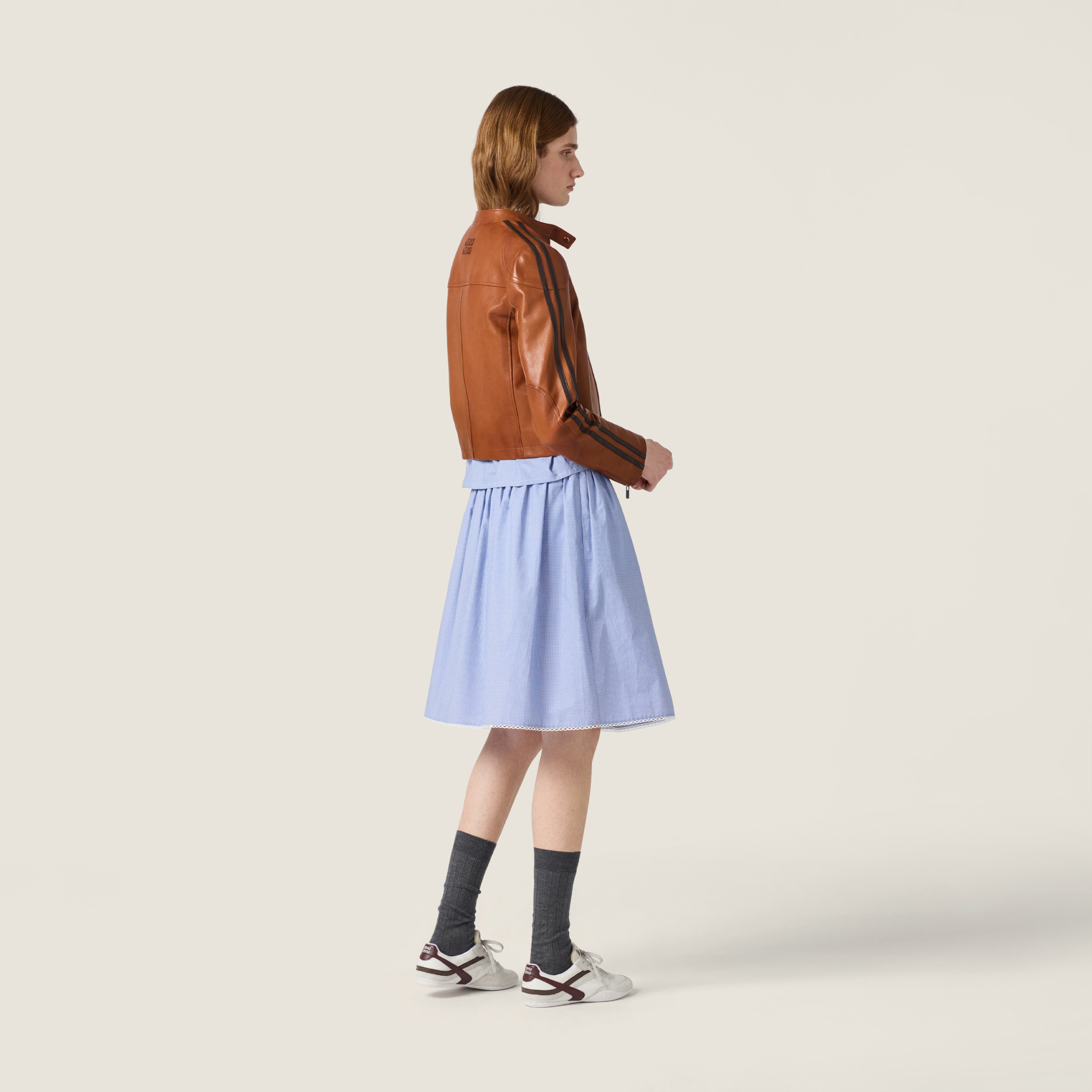 Gingham check skirt - thumbnail 3