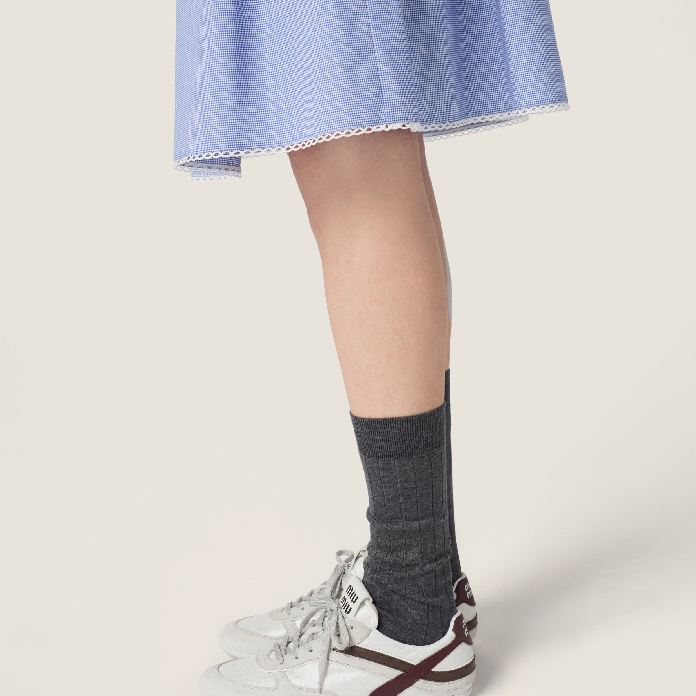 Gingham check skirt - thumbnail 4