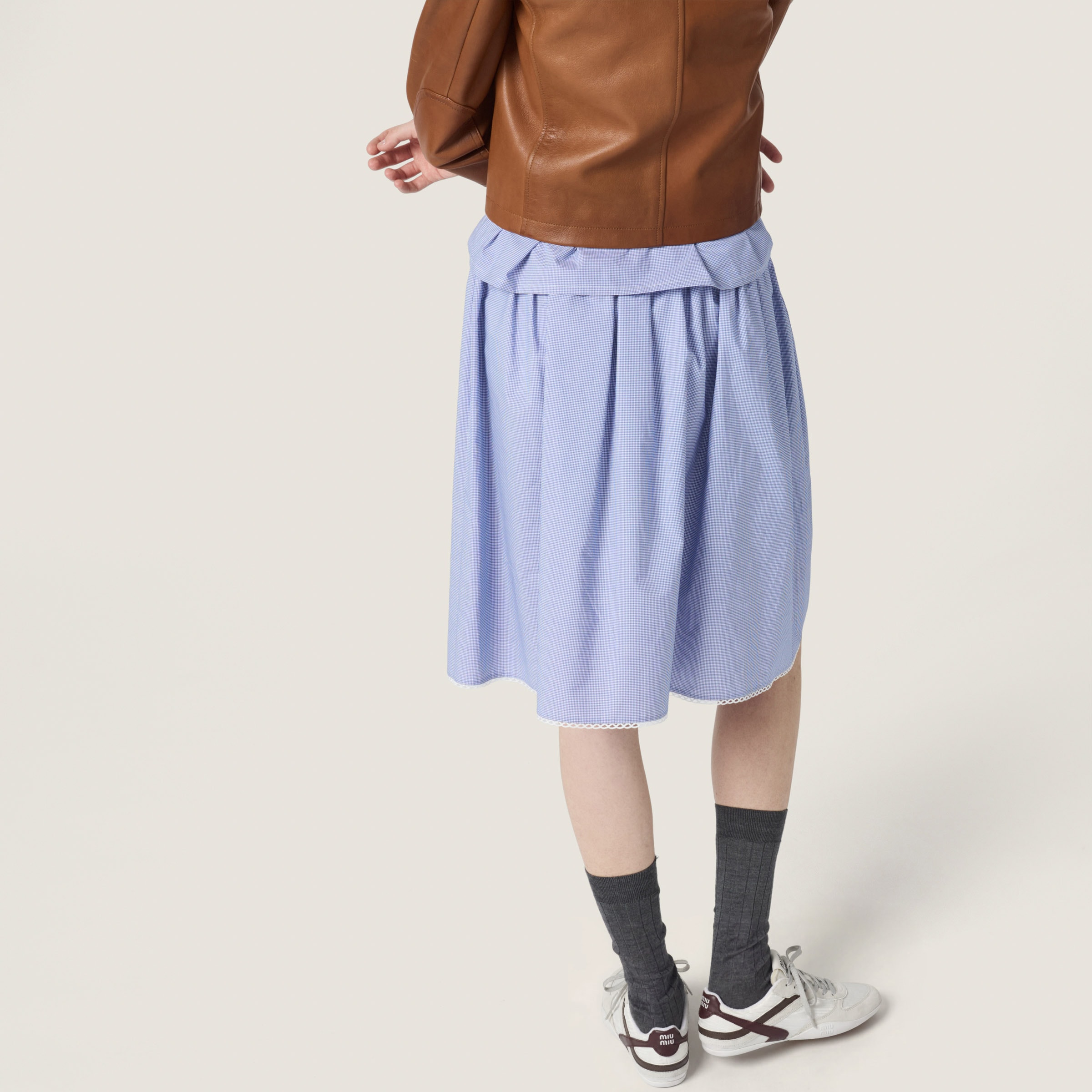 Gingham check skirt - thumbnail 5