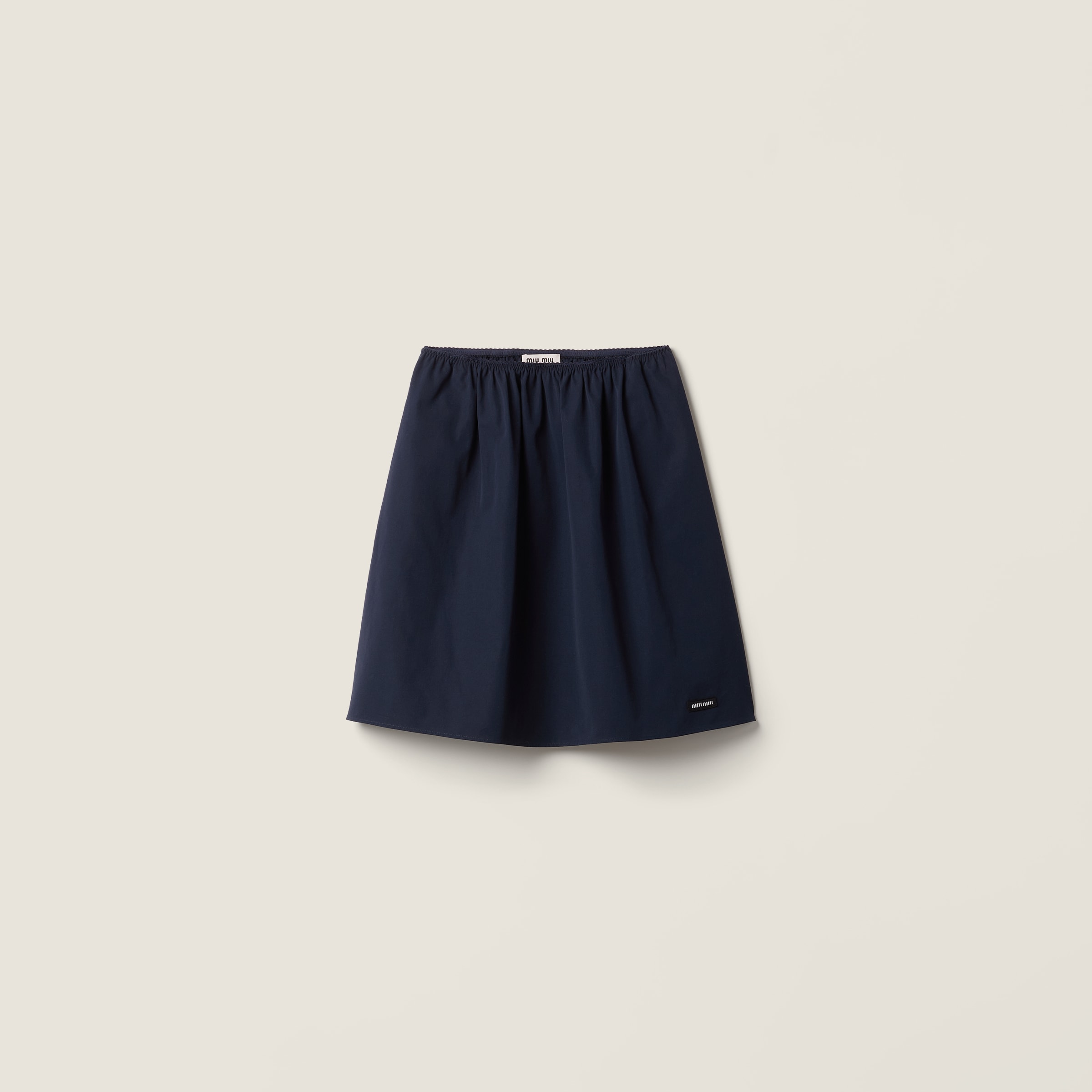 Poplin skirt