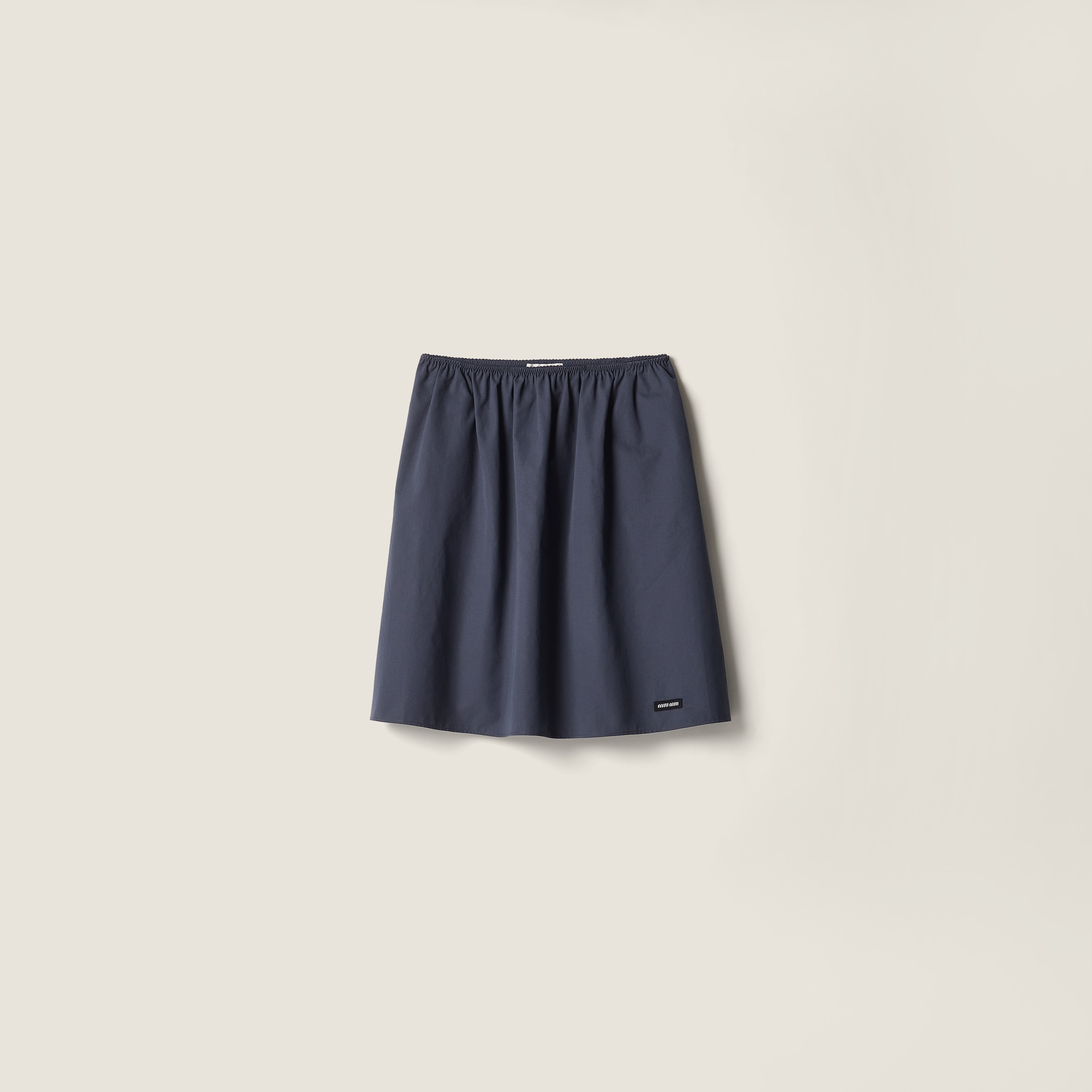 Poplin skirt