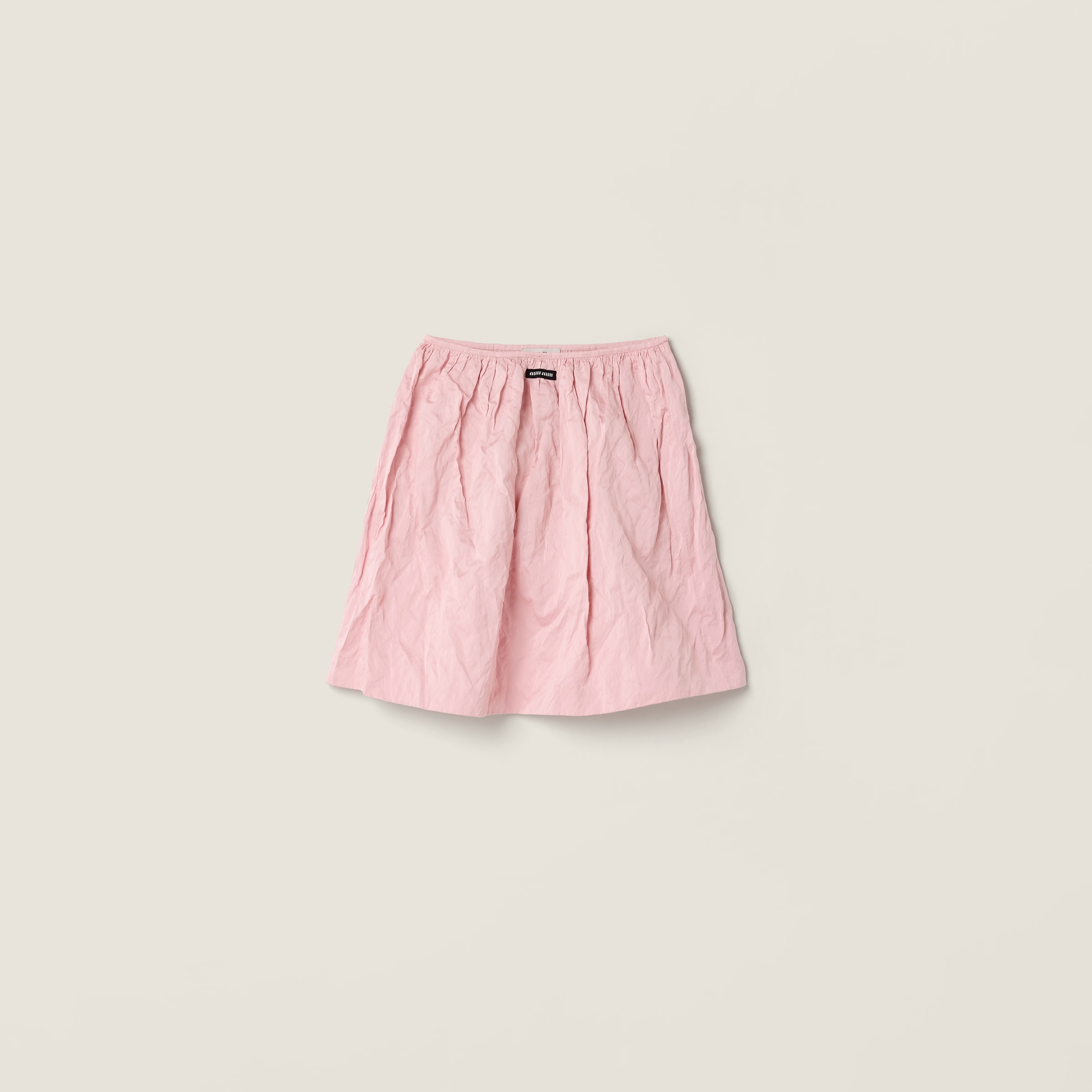 Miu Miu Duchesse Skirt In Pink