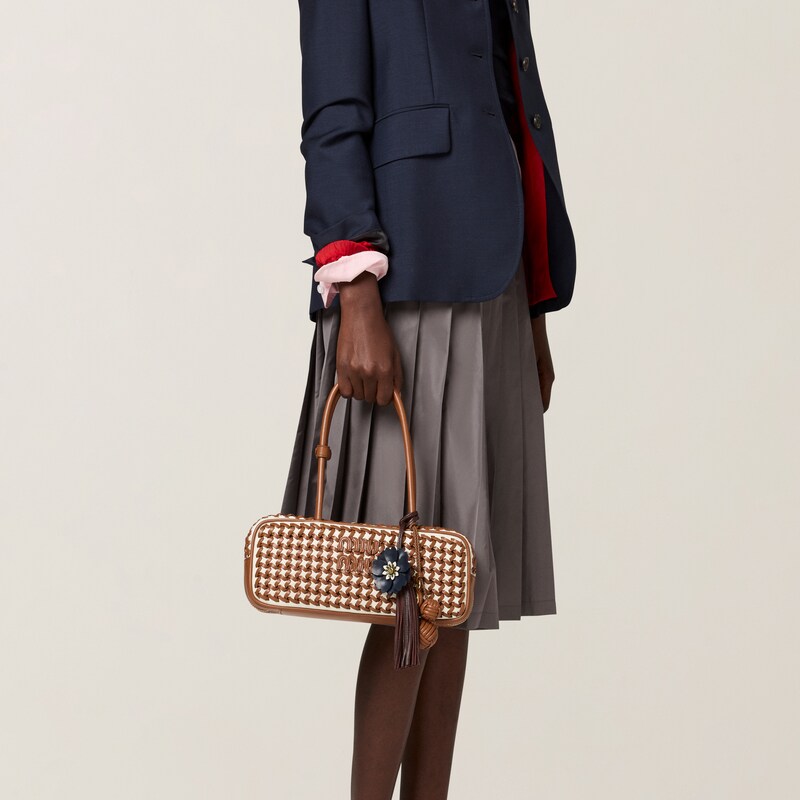 Technical silk skirt