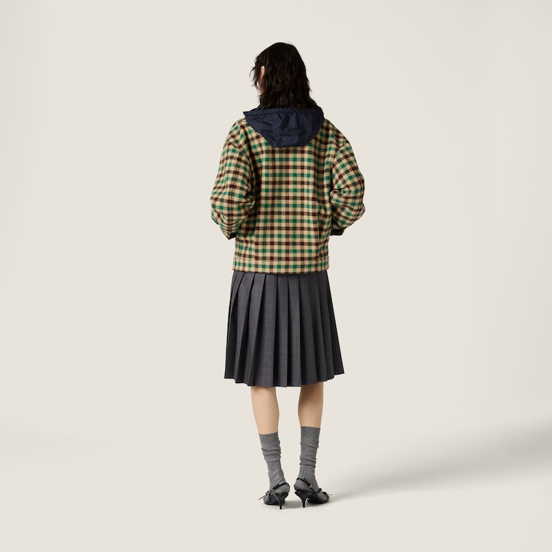 프린스 오브 웨일즈 플리츠 스커트