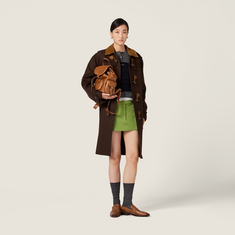 Milano rib knit miniskirt