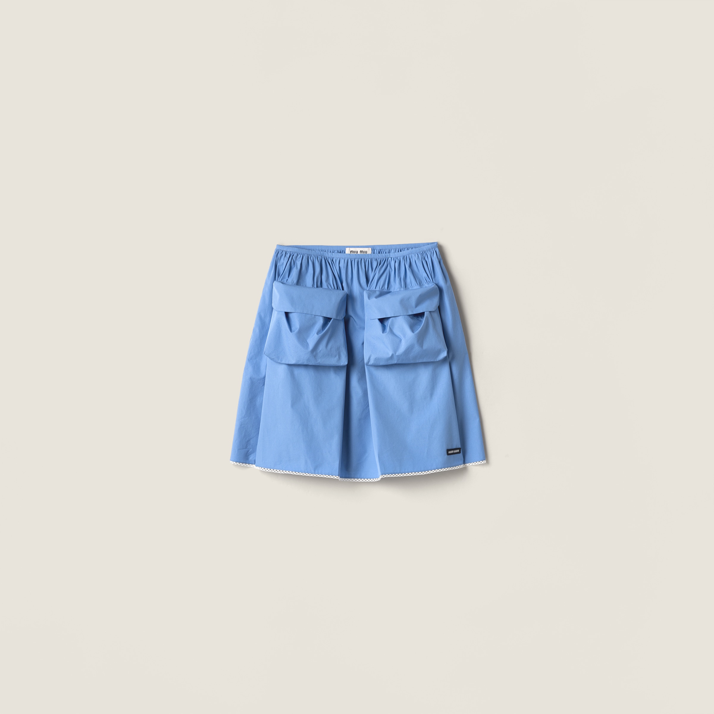 Poplin skirt
