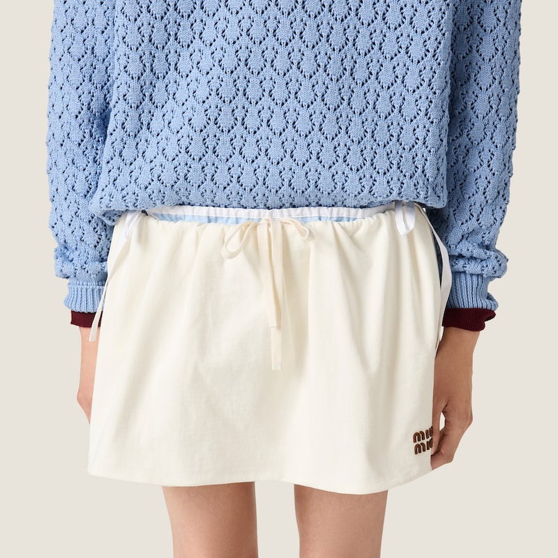 Minifalda de punto