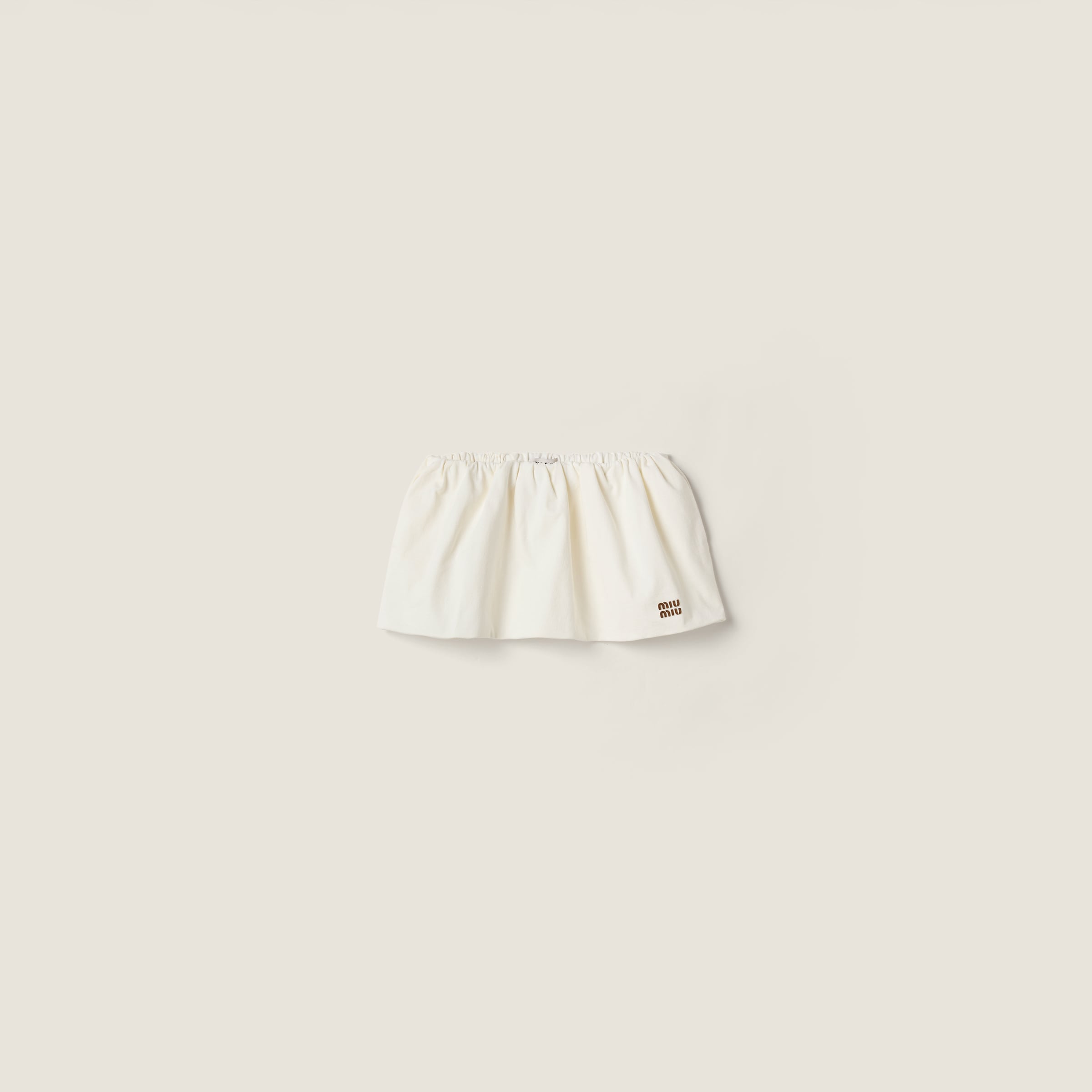 Jersey miniskirt from Miu Miu - $1,370
