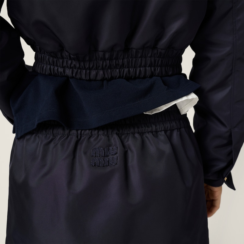 Technical gazar miniskirt