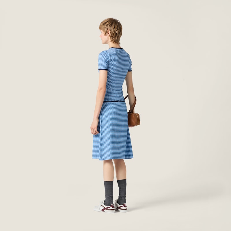 Jupe en jersey jacquard