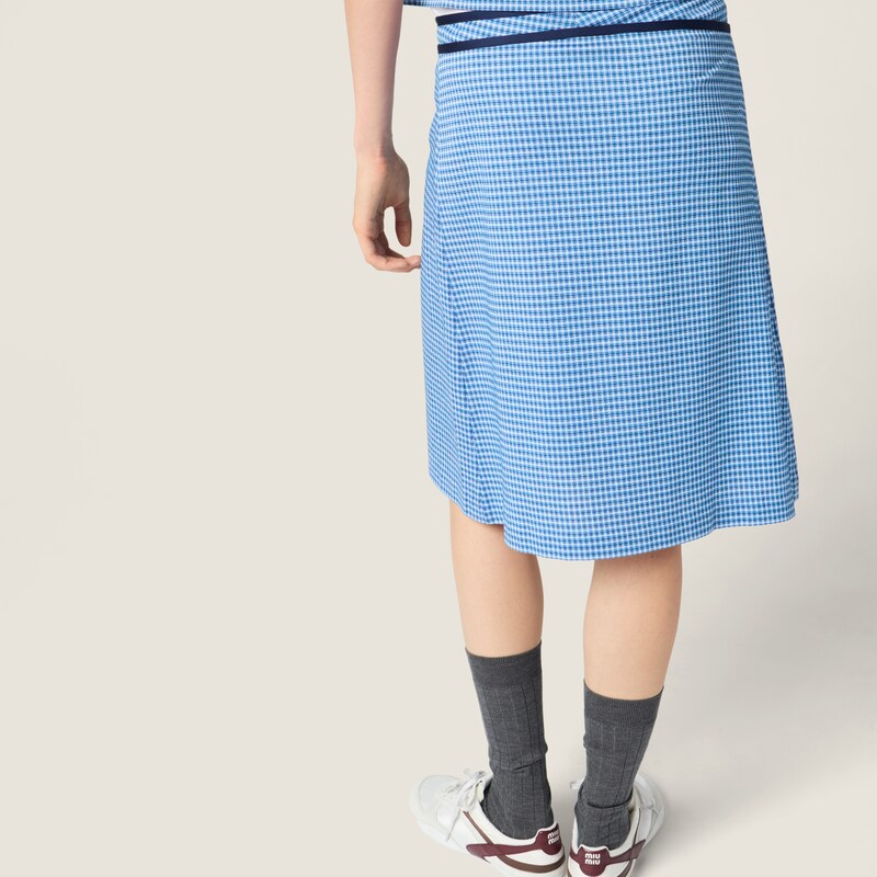 Jupe en jersey jacquard