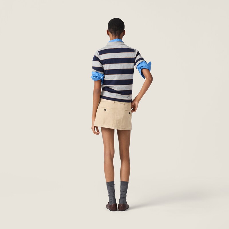 Old gabardine miniskirt