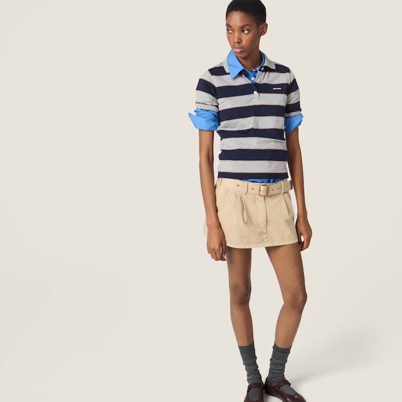 Old gabardine miniskirt