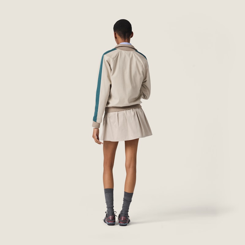 Minissaia em twill lavado