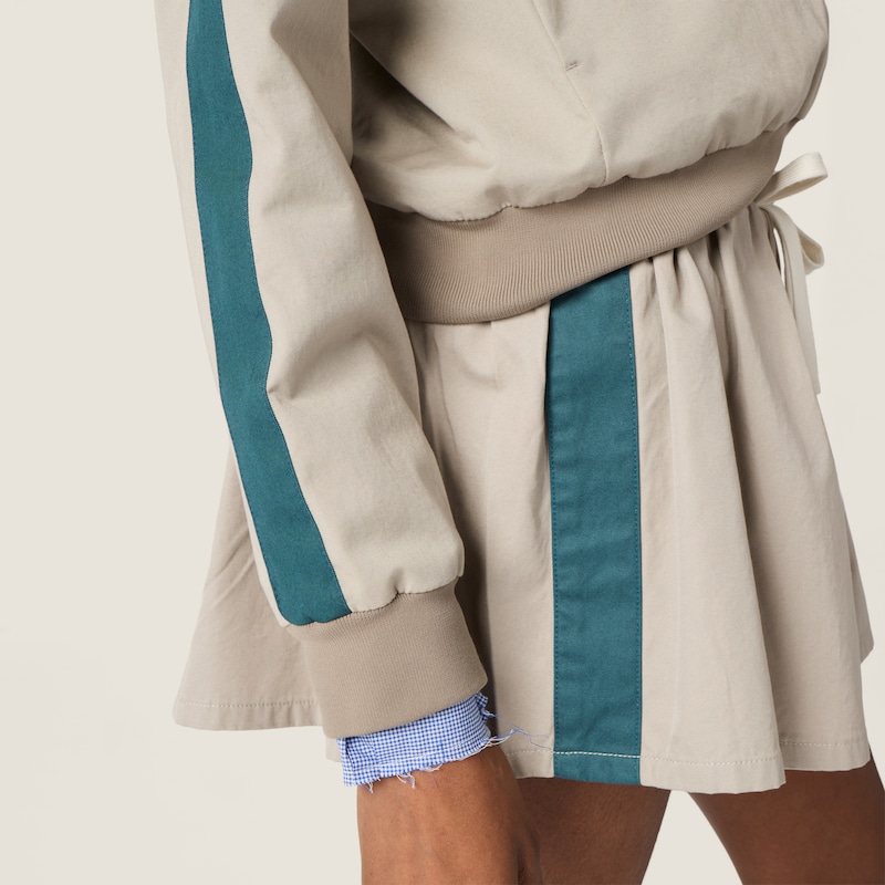 Minissaia em twill lavado