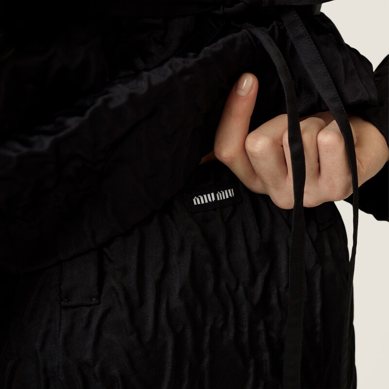 Cloqué duchesse skirt