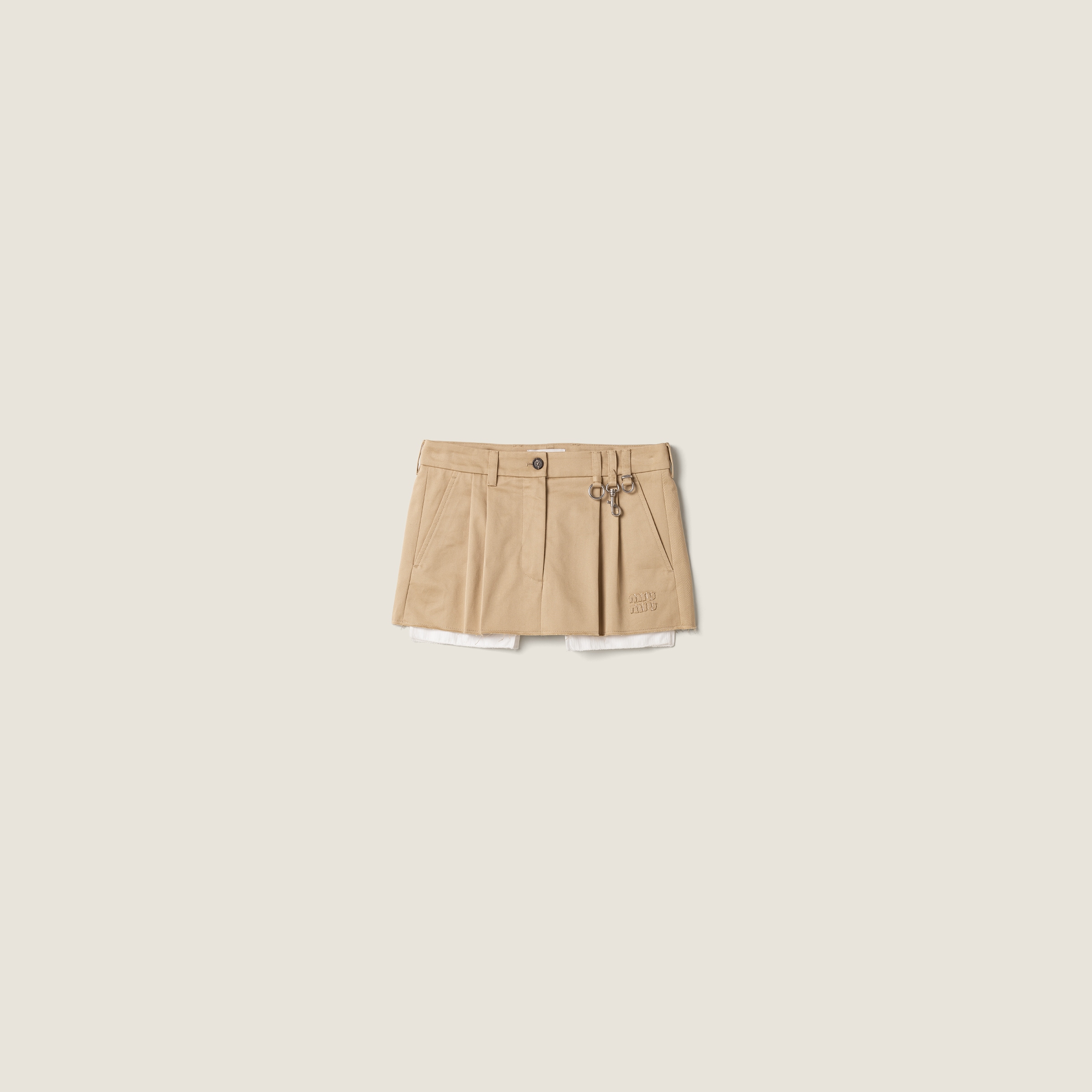 Chino miniskirt from Miu Miu - $1,690