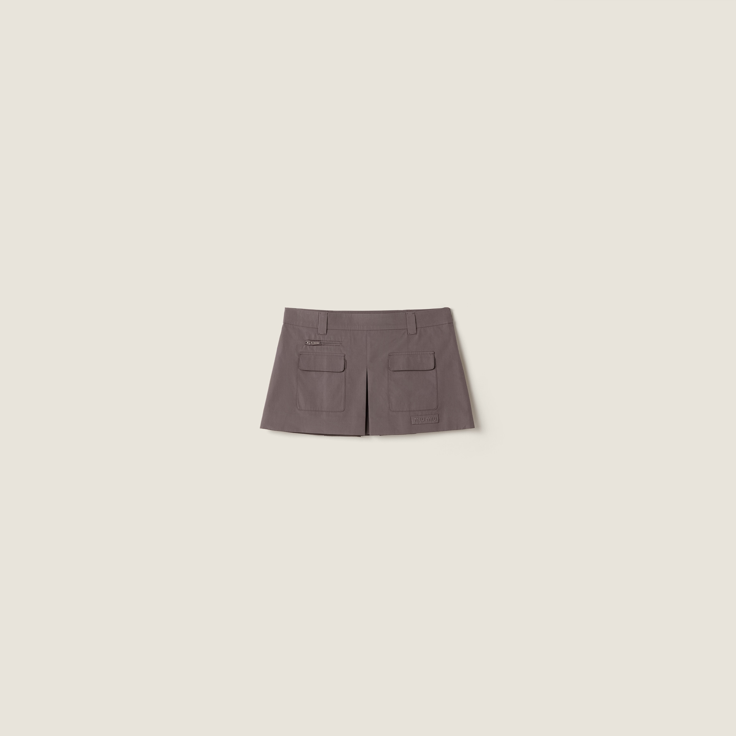 Poplin miniskirt from Miu Miu - $2,150