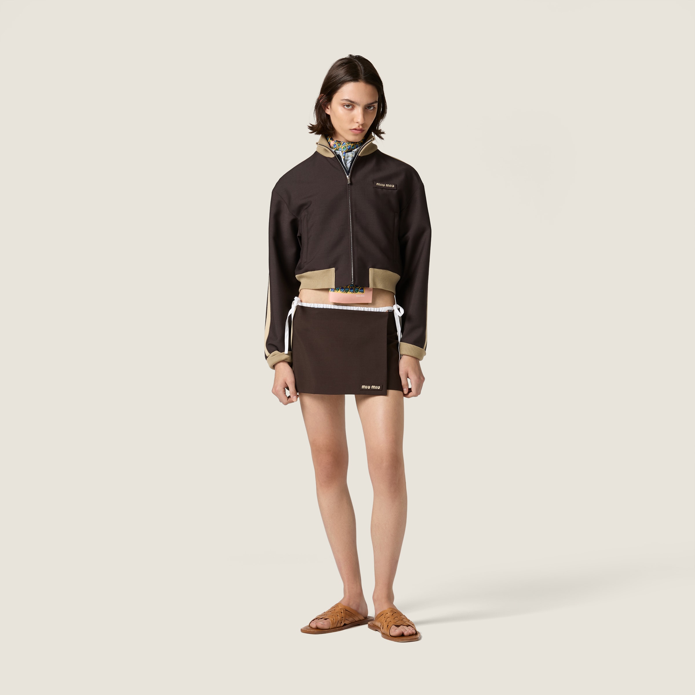 Kid mohair miniskirt - thumbnail 2