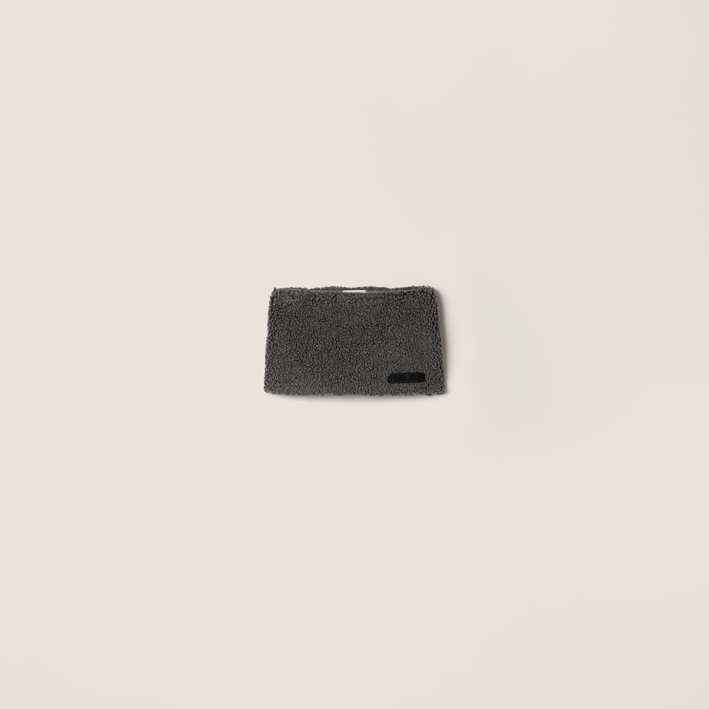 Fleece miniskirt