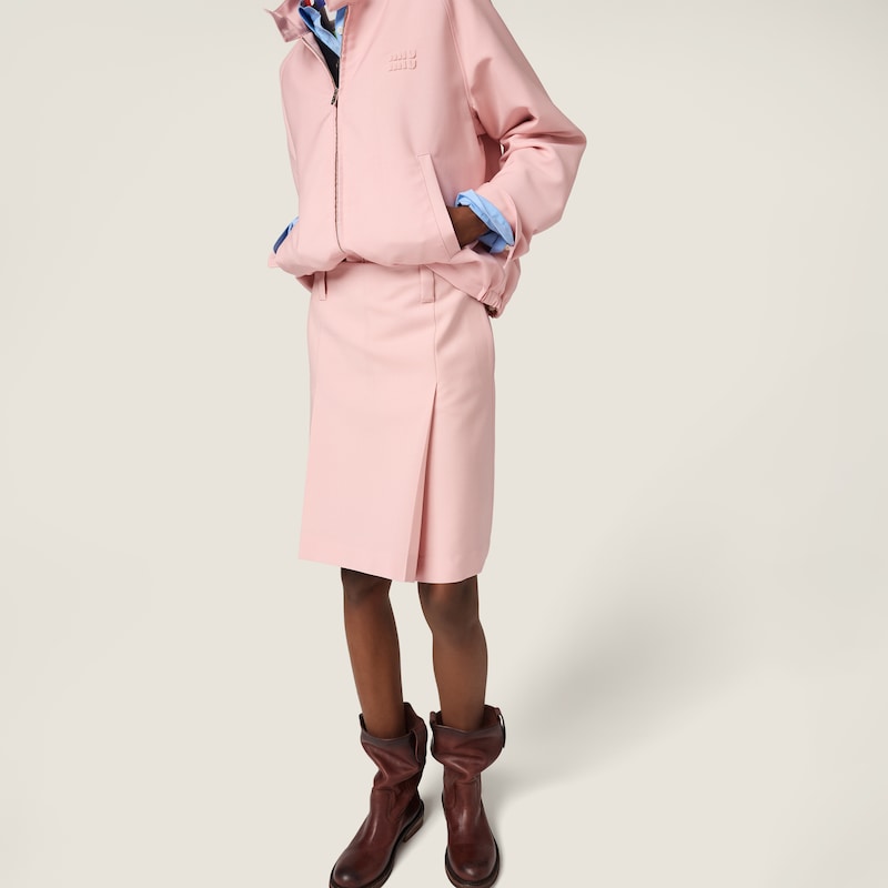 Kid mohair skirt