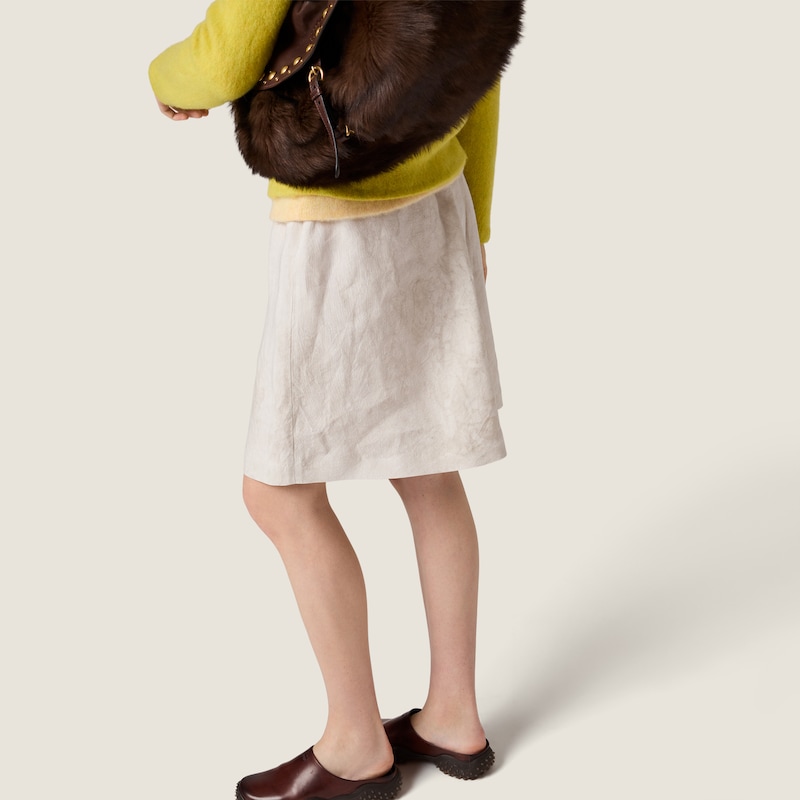 Linen skirt