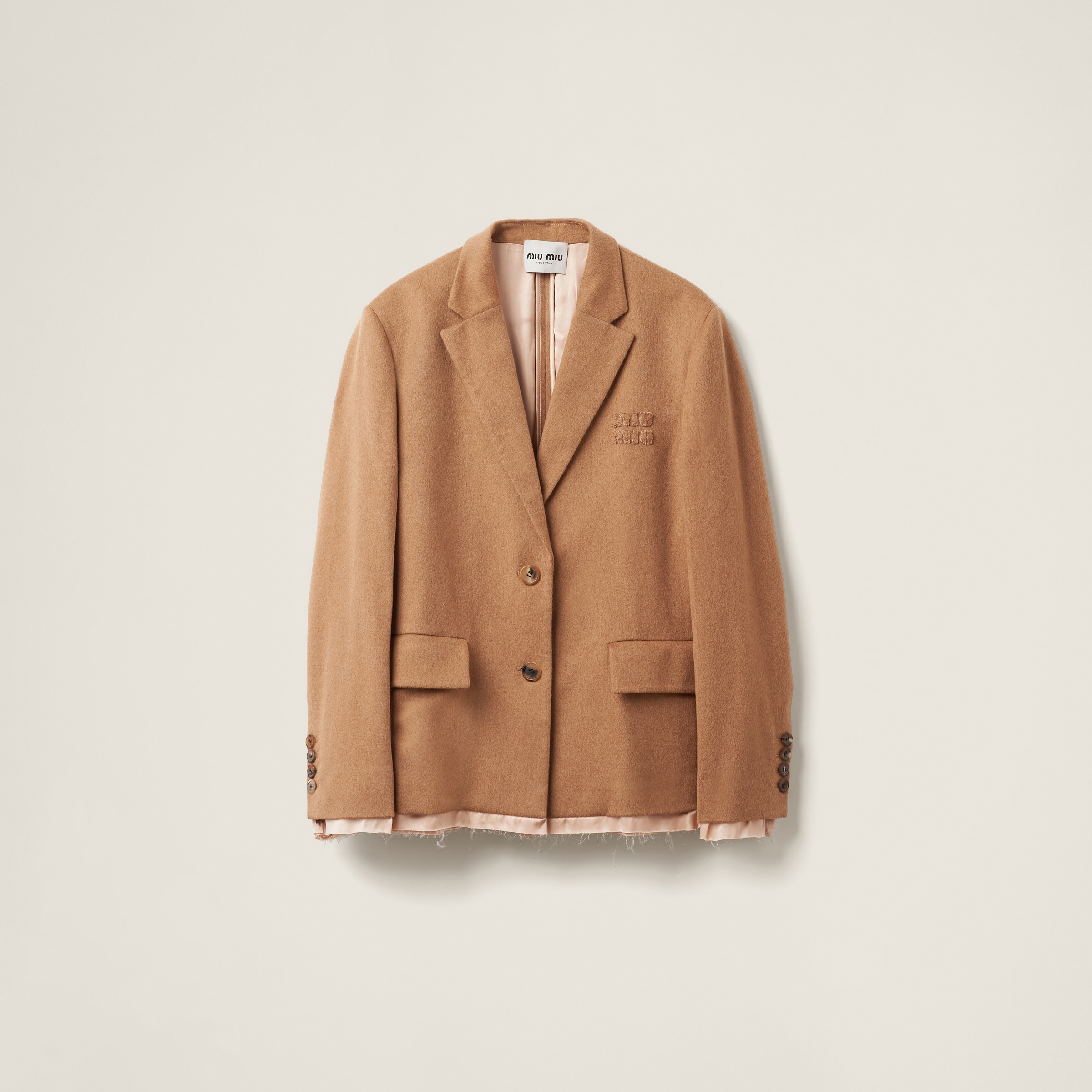 Miu miu cheap camel coat