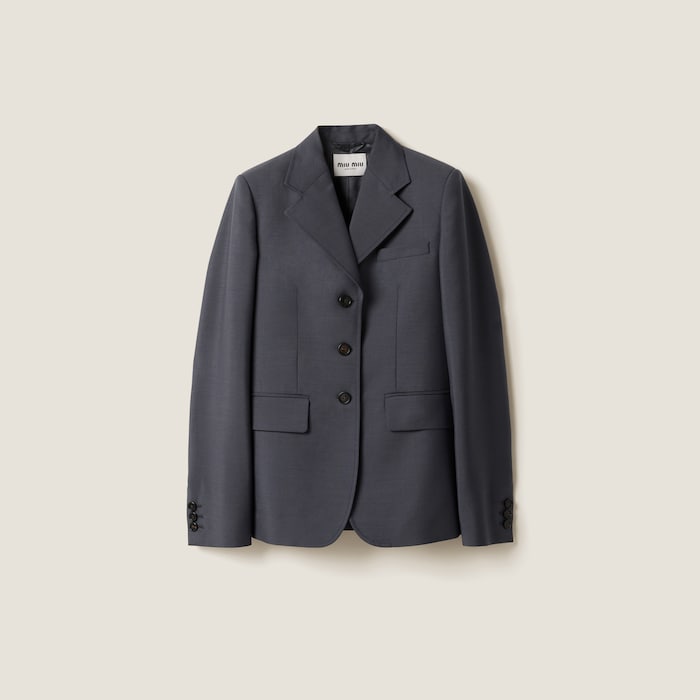 ブルゾン MiuMiu FW25 JACKET (ML1310SOOO 17OO F0161) Coats And Jackets For Women | Miu Miu