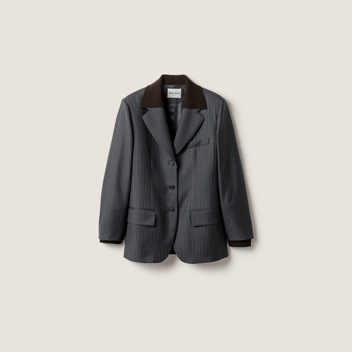 ジャケット・アウター miumiu archive light spring coat Miu Miu garment-dyed Cotton Jacket | Green | FARFETCH
