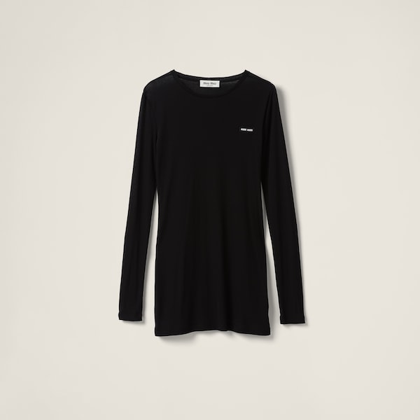 MIUMIU SHORT-SLEEVE KNIT TOP STYLE 24