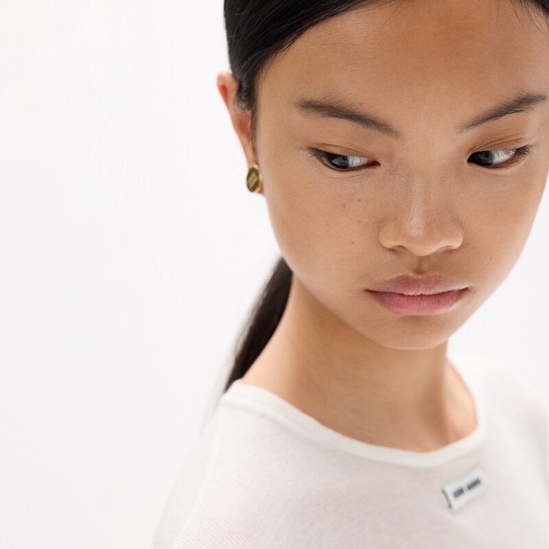 Abito in jersey a costina