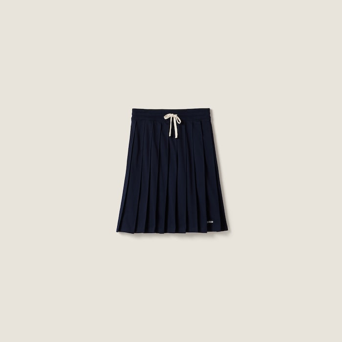 スカート MiuMiu | Lame skirt MMG486_14AU_F0056_S_OOO Gold Lamé Skirt | Miu Miu