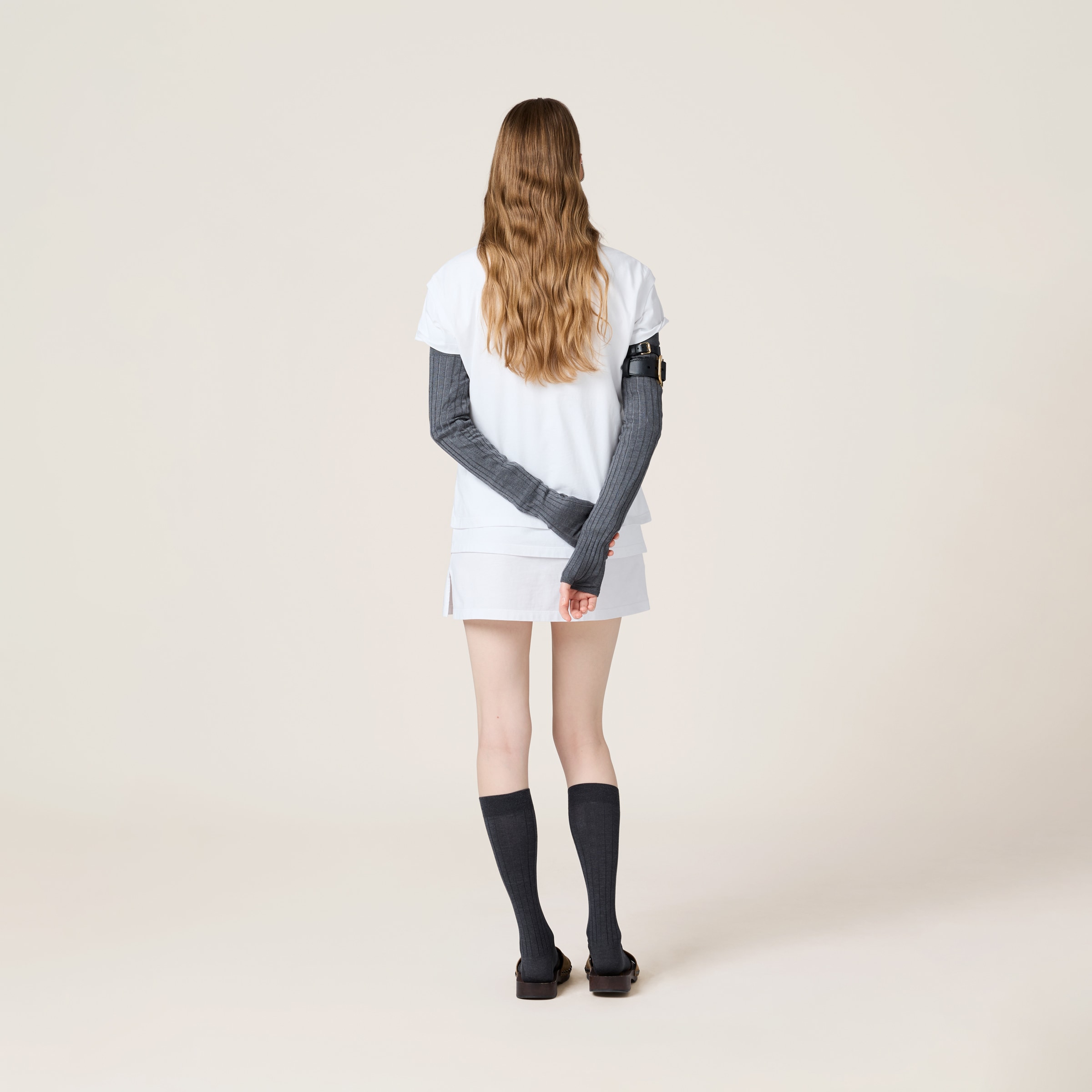 Miu Miu Set Of Three Jersey T-shirts