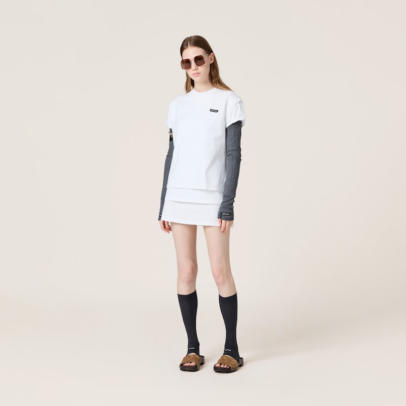 三件装平纹针织T恤