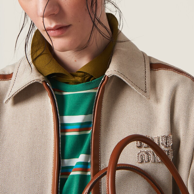 Cotton jersey polo shirt