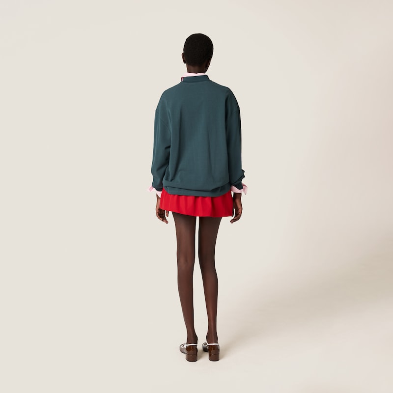 Cotton piqué polo shirt