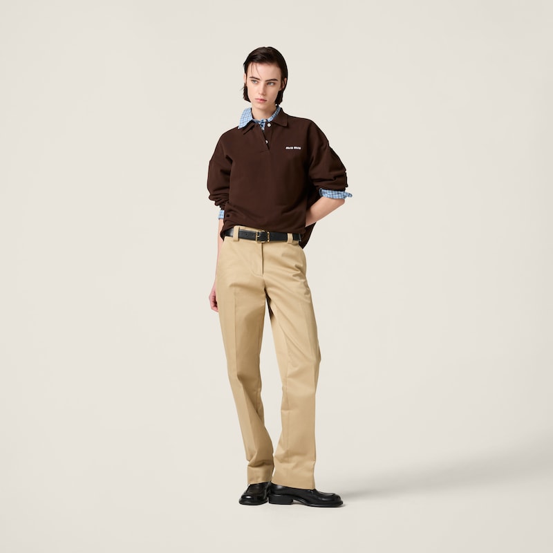 Polo en piqué de coton