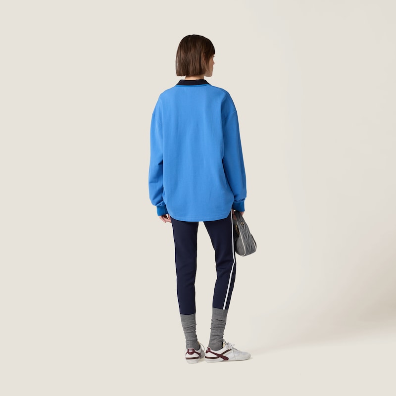 Cotton piqué polo shirt