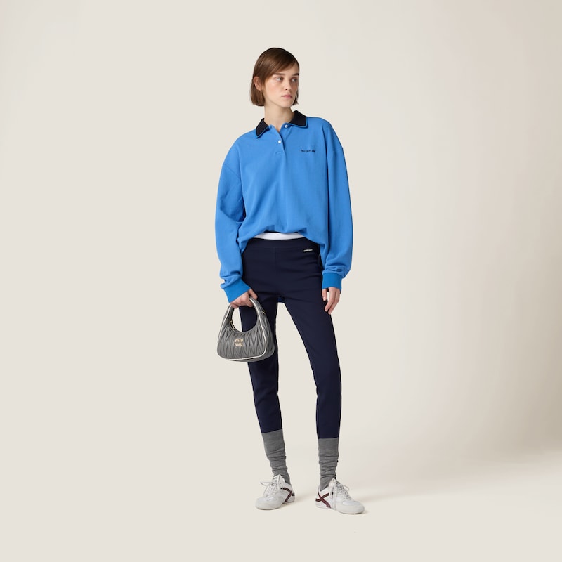 Cotton piqué polo shirt