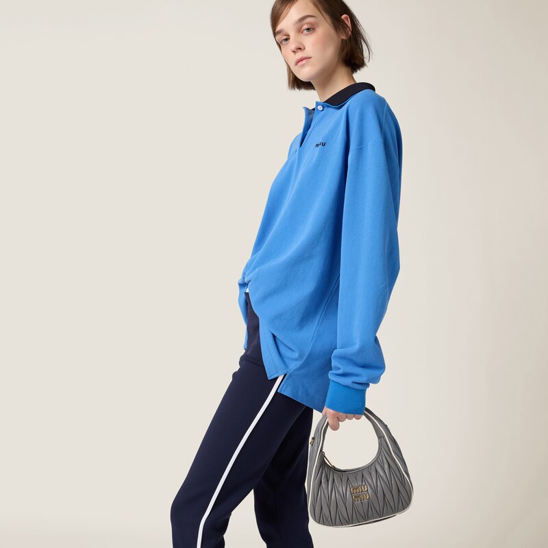 Cotton piqué polo shirt