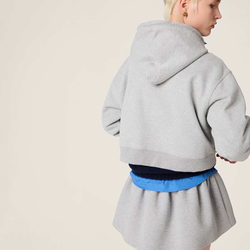 Sweatshirt aus Baumwollfleece