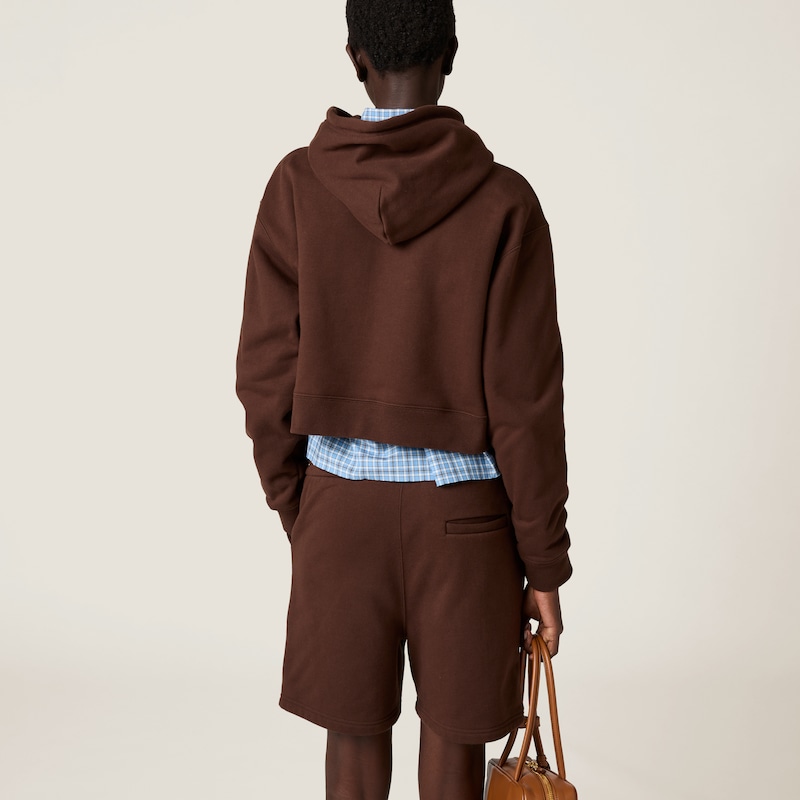 Cotton fleece hoodie