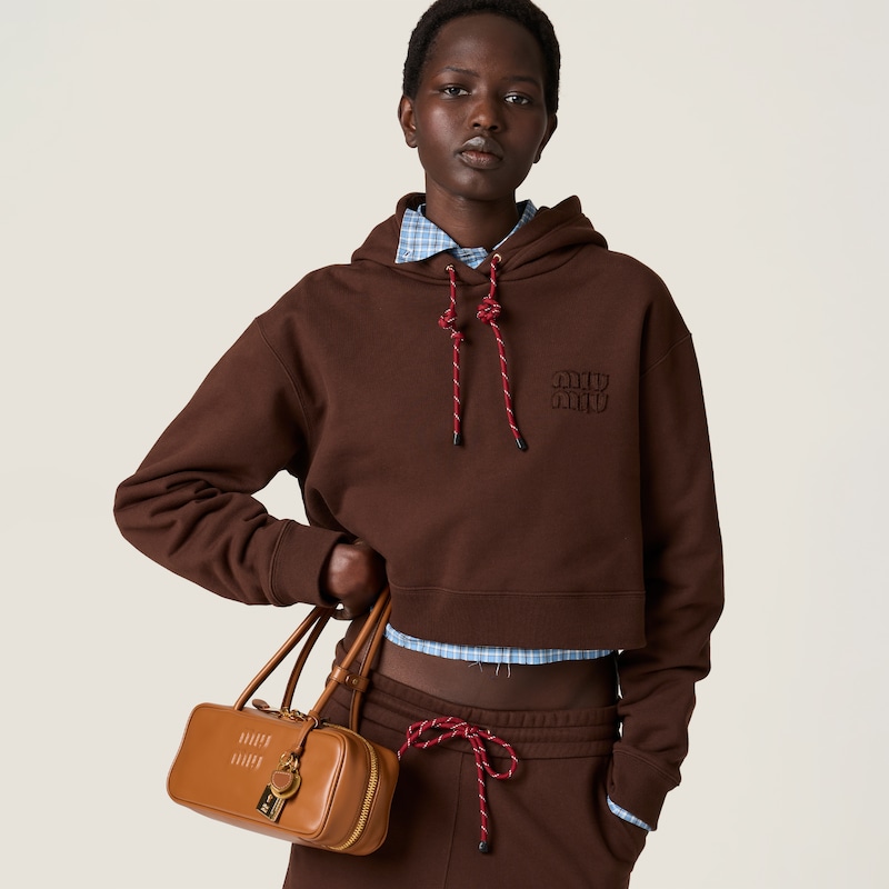 Cotton fleece hoodie