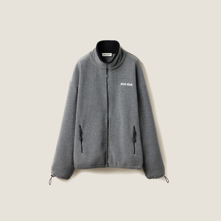Grey fuzzy sweatshirt online