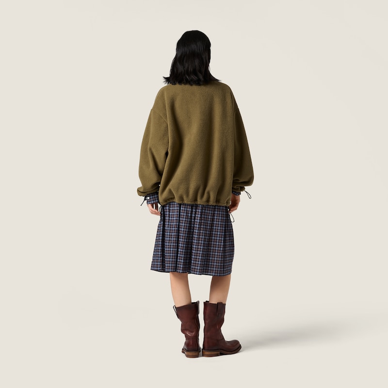 Fleece zipper jacket