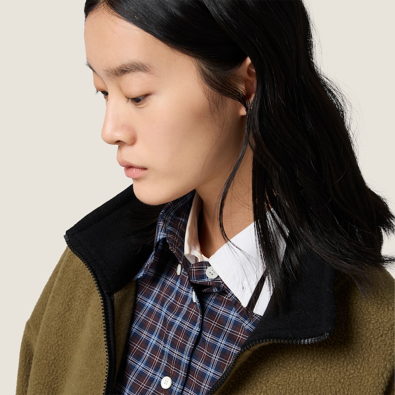 Fleece zipper jacket