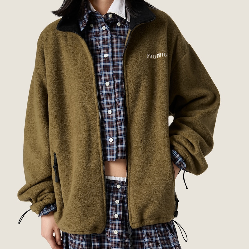 Fleece zipper jacket