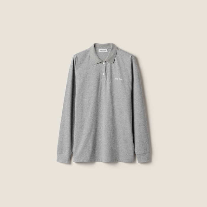 miu miu ダークグレー 長袖カットソー ポケット付き　00s MIU MIU(ミュウミュウ) ロングスリーブTシャツMJL064 MJL064