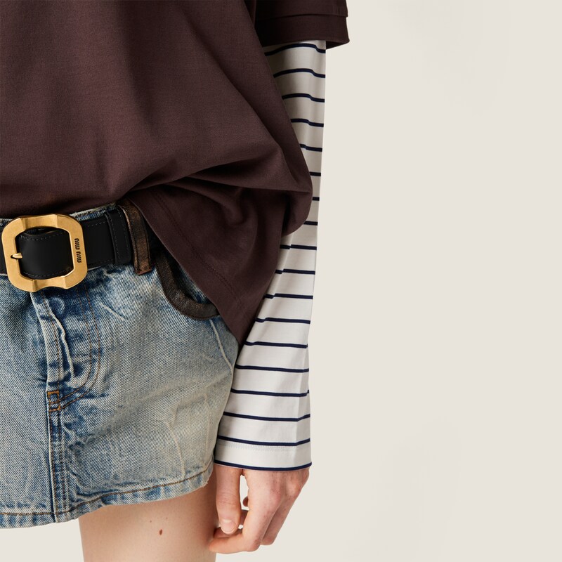 平纹针织马球衫